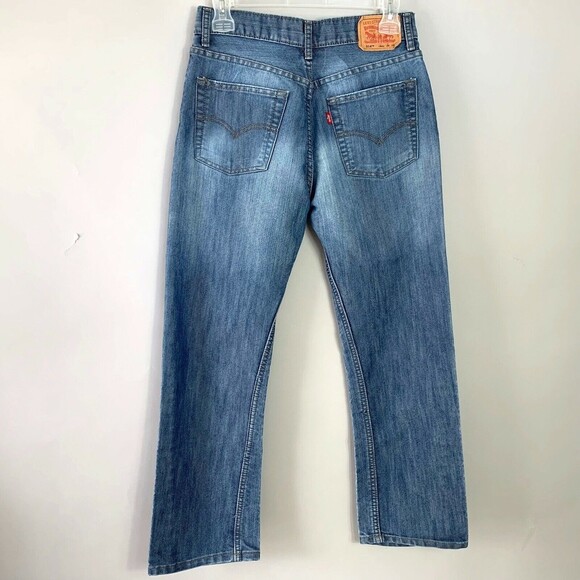 Levi's 514 Jeans Youth 18 Regular Slim Straight Leg Blue - Picture 7 of 9